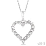 Heart Shape Diamond Pendant