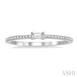 Stackable Petite Baguette Diamond Fashion Ring