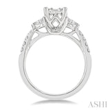 Fusion Diamond Engagement Ring