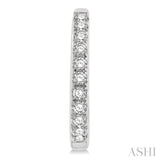 Petite Diamond Huggie Fashion Earrings