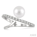 Pearl & Diamond Fashion Ring