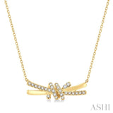 Love Knot Diamond Fashion Necklace