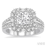 Semi-Mount Diamond Engagement Ring