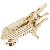 10 KT WHEEL BARROW CHARM