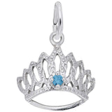 TIARA W/BIRTHSTONE-DEC