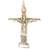 14 KT JESUS ON CROSS CHARM