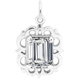 Birthstone Charm - Apr