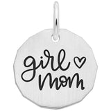 Silver GIRL MOM CHARM