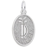 Silver GEORGIA AUGUSTA  GOLF CHARM