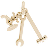 14 KT PLUMBERS TOOLS CHARM