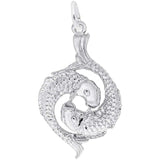 Silver PISCES CHARM