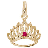 TIARA W/BIRTHSTONE-JULY