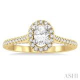 Oval Shape Diamond Engagement Ring