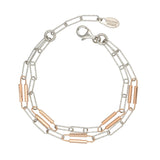 SS + ROSE GOLD PLATED LAILA BRACELET