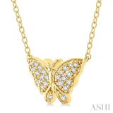 Butterfly Petite Diamond Fashion Pendant