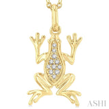 Frog Petite Diamond Fashion Pendant