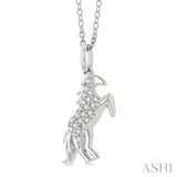 Horse Petite Diamond Fashion Pendant