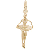 Pointed Toe Ballet Dancer Charm