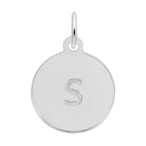 Petite Initial Disc - Lower Case Block s