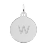 Petite Initial Disc - Lower Case Block w