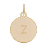 Petite Initial Disc - Lower Case Block z