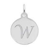 PETITE INITIAL DISC - SCRIPT W