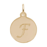 PETITE INITIAL DISC - SCRIPT F