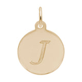 PETITE INITIAL DISC - SCRIPT J