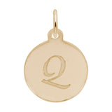 PETITE INITIAL DISC - SCRIPT Q
