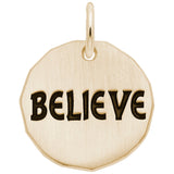 BELIEVE CHARM TAG