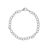 SILVER TWISTED LINK CLASSIC BRACELET