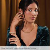 14K Rose Gold 6 mm Natural Aquamarine Earrings