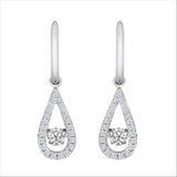 5/8ctw Diamond 18K Rhythm of Love Earrings
