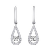 5/8ctw Diamond 18K Rhythm of Love Earrings