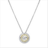 2/5ctw Diamond 18K Rhythm of Love Pendant