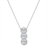 2/3ctw Diamond 18K Rhythm of Love Pendant