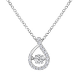 1/4ctw Diamond 14K Rhythm of Love Pendant