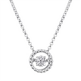 1/7ctw Diamond 14K Rhythm of Love Pendant
