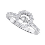 1/3ctw Diamond 14K Rhythm of Love Ring