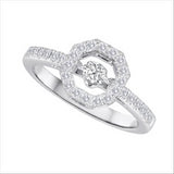 1/3ctw Diamond 14K Rhythm of Love Ring