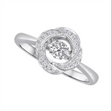 1/4ctw Diamond 14K Rhythm of Love Ring