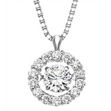 1/2ctw Diamond 14K Rhythm of Love Pendant