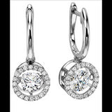 3/4ctw Diamond 14K Rhythm of Love Earrings