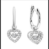 1/5ctw Diamond 10K Rhythm of Love Earrings