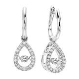 1/5ctw Diamond 10K Rhythm of Love Earrings