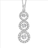 1/2ctw Diamond Rhythm of Love Pendant