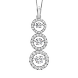 1ctw Diamond Rhythm of Love Pendant