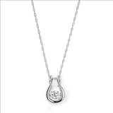 1/6ctw Diamond 14K Rhythm of Love Pendant