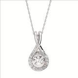 3/8ctw Diamond 14K Rhythm of Love Pendant