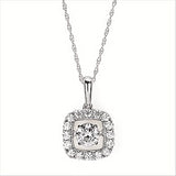 1/2ctw Diamond 14K Rhythm of Love Pendant